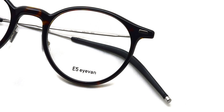 アイヴァン 黒縁メガネ E5 eyevan p1 ブラック - 小物