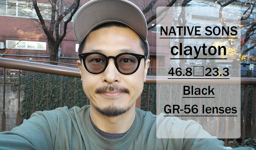 NATIVE SONS / CLAYTON Sun / Black - GR-56 / 46.8 size
