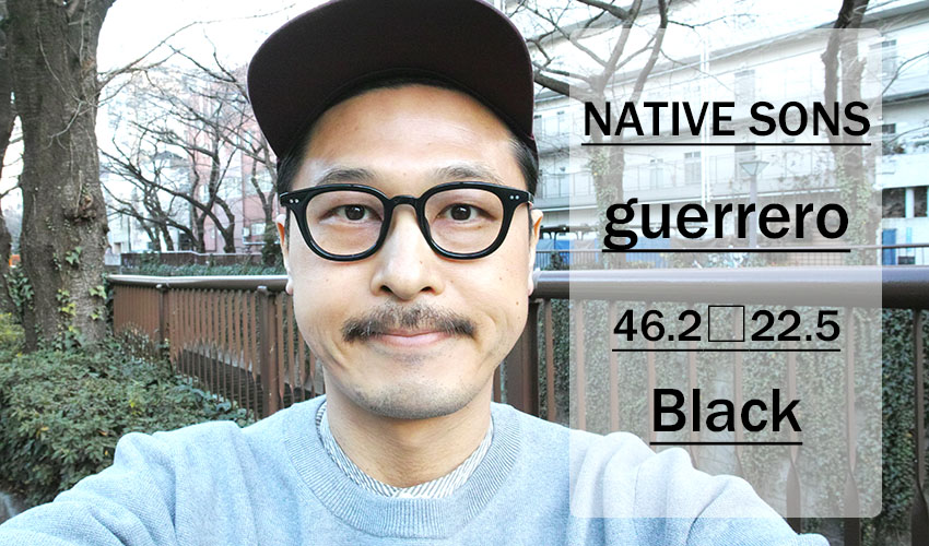 NATIVE SONS / GUERRERO / Black / 46.2 size