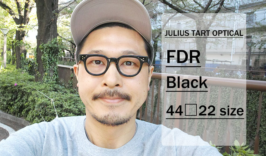 JULIUS TART OJULIUS TART OPTICAL / FDR / BLACK / 44-22 sizePTICAL / FDR / BLACK / 48-22 size