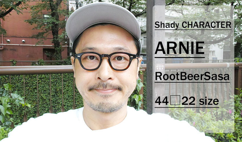 Shady CHARACTER / ARNIE / Root Beer Sasa / 44 size