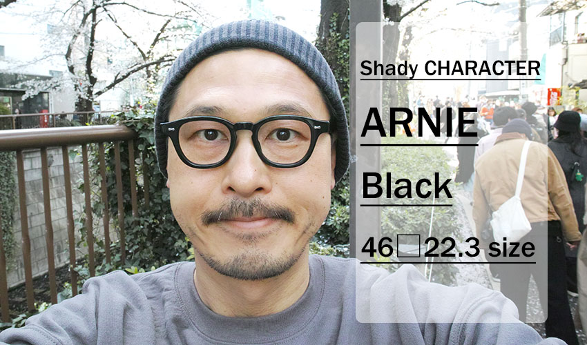 Shady CHARACTER / ARNIE / Black / 46 size
