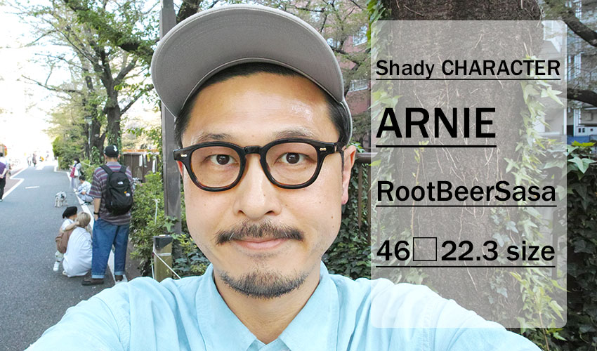 Shady CHARACTER / ARNIE / Root Beer Sasa / 46 size