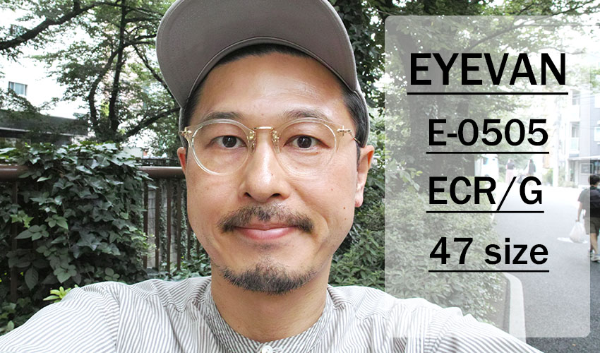 EYEVAN / E-0505 / ECR/G / 47 size