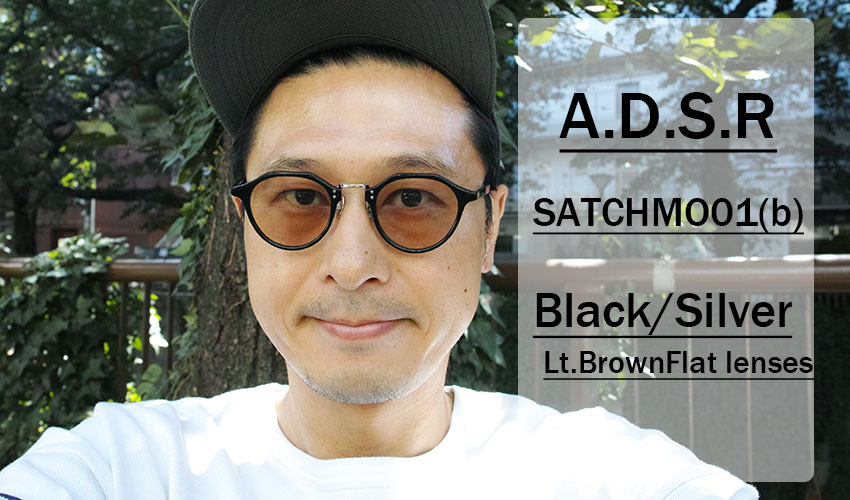 A.D.S.R. / SATCHMO01 (b) / Black/Silver- Light Brown / ￥19,000 + tax