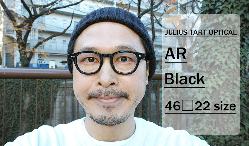 JULIUS TART OPTICAL / AR / Black / 46-22 size
