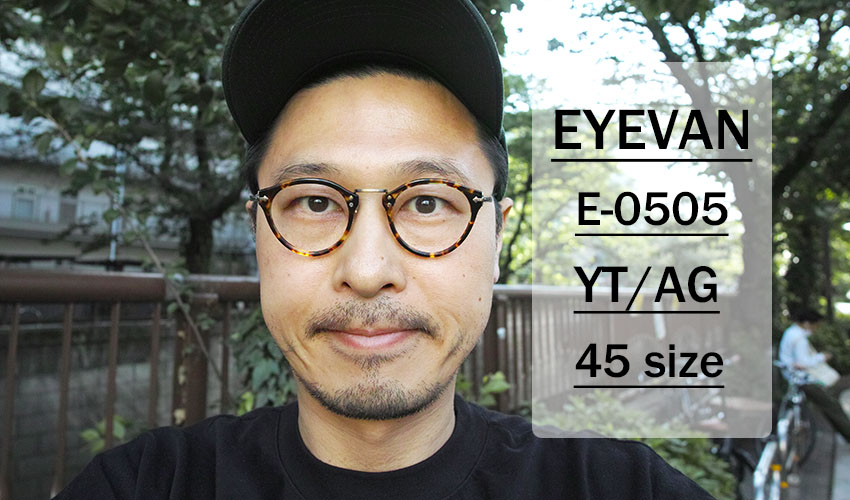 EYEVAN / E-0505 / YT/AG / 45 size
