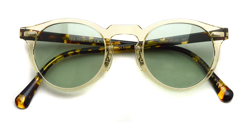 OLIVER PEOPLES / GREGORY PECK-F OV5186F / 1485 BUFF - Green Wash