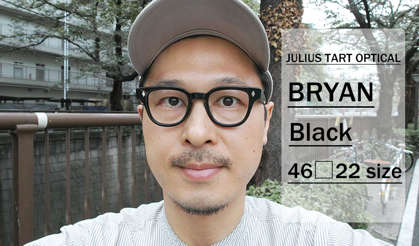 JULIUS TART OPTICAL / BRYAN / Black / 46 size