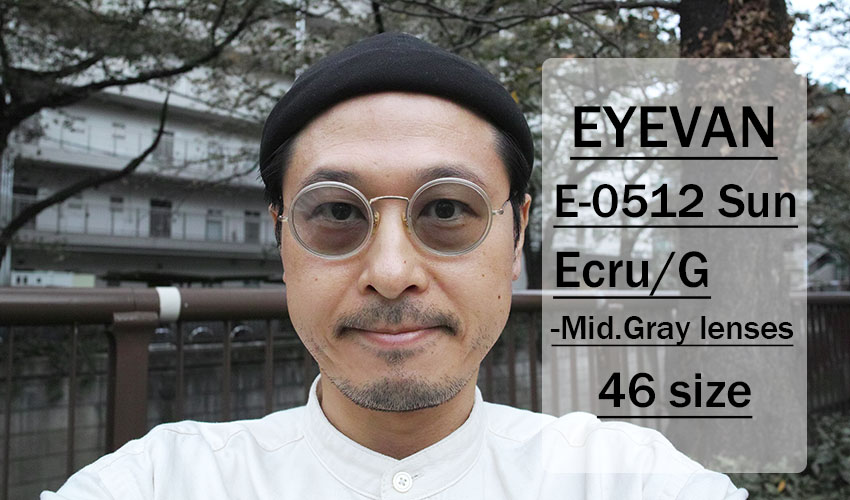 EYEVAN / E-0512(46) Sun / ECR/G - Mid.Gray