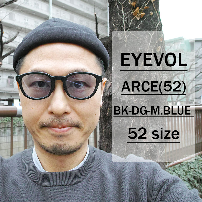 EYEVOL / ARCE / BK - DG - M.BLUE / 52 size