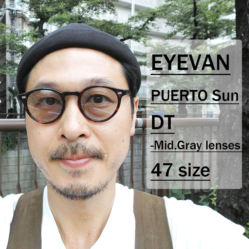 EYEVAN / PUERTO Sun / DT - Mid.Gray / 47 size