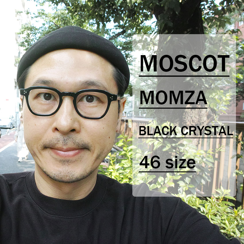 MOSCOT / MOMZA / BLACK CRYSTAL / 46 size